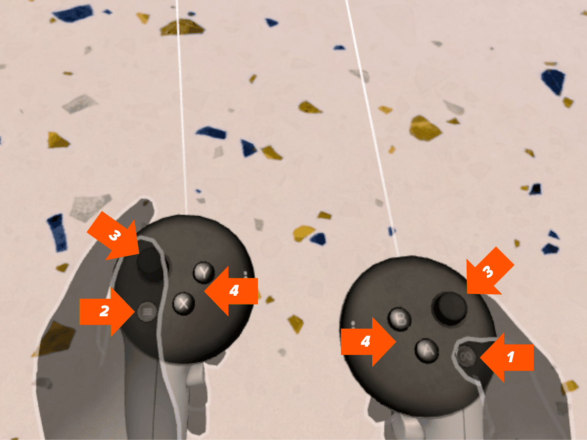 Kontrolery_1 Wynajem Meta Quest 3 Kraków