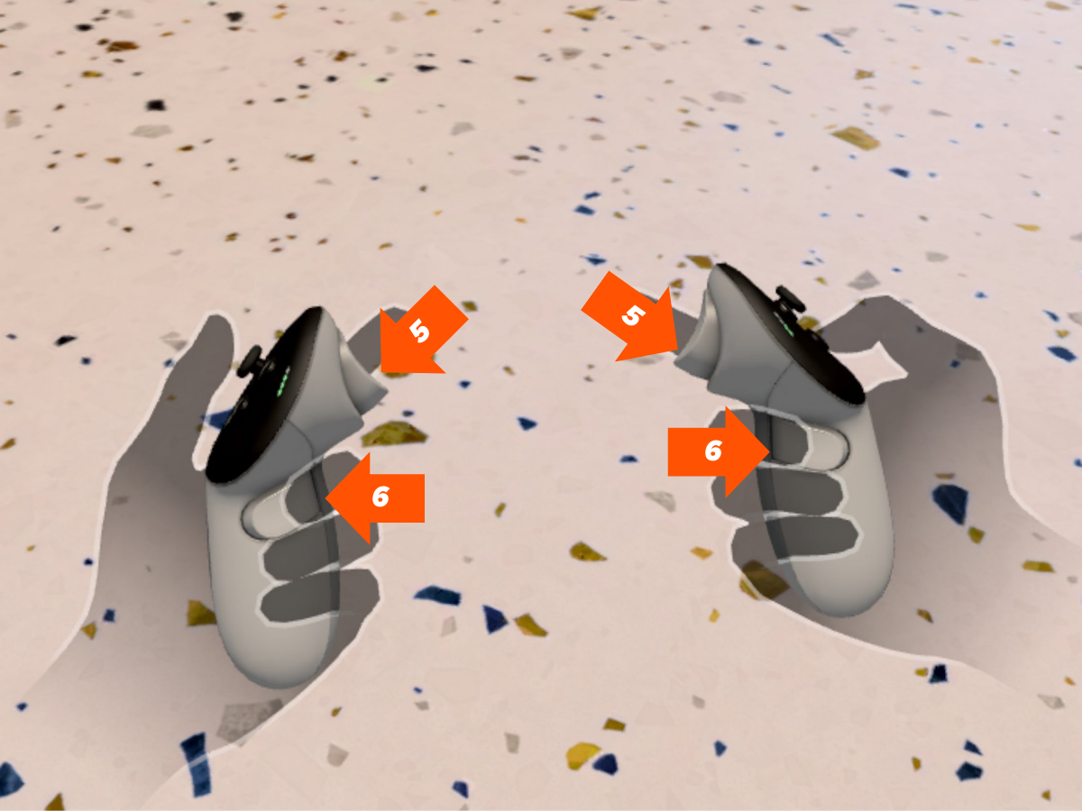 Kontrolery_2 Wynajem Meta Quest 3 Kraków