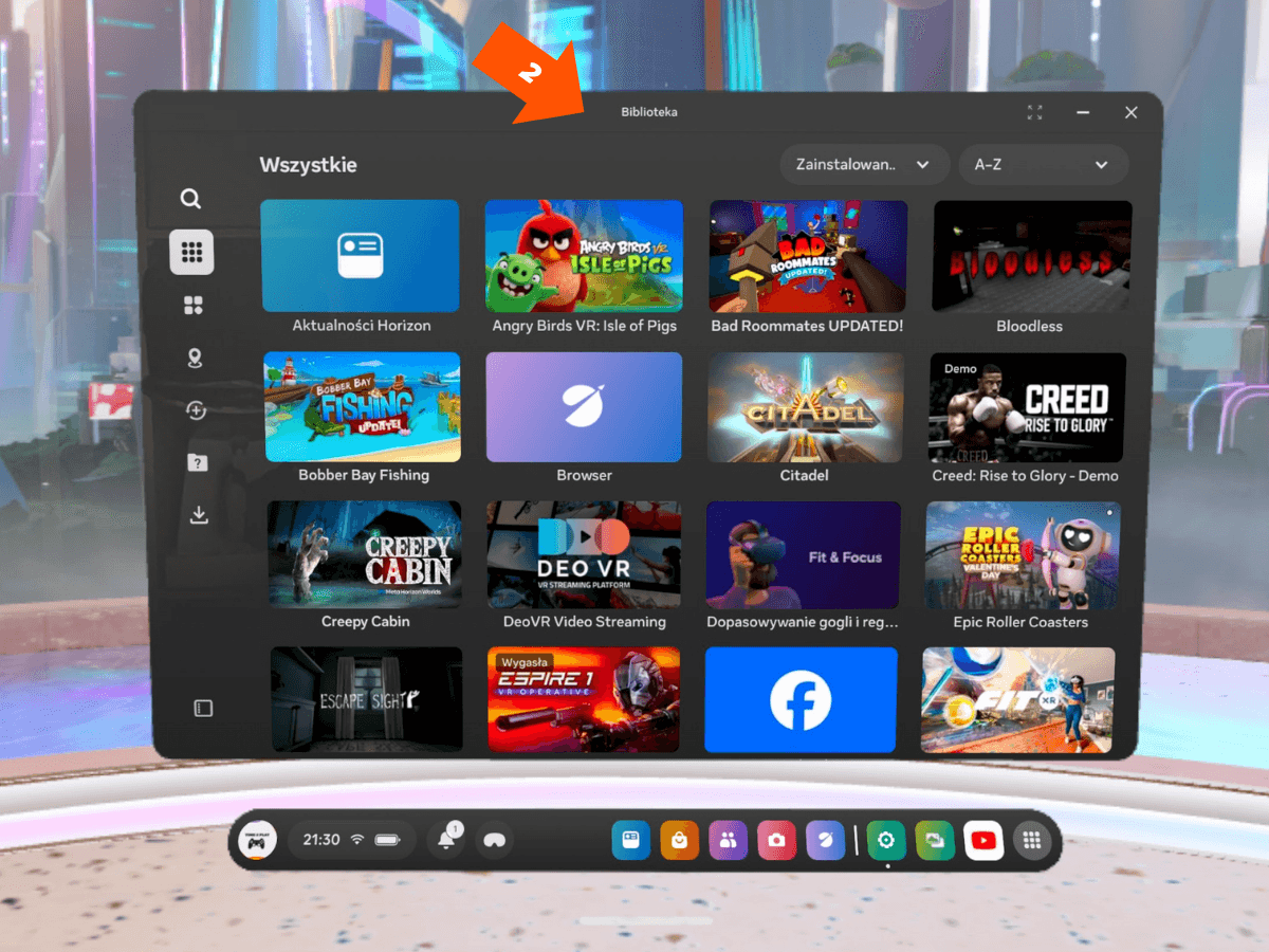 VR_Biblioteka_2 Meta Quest 3